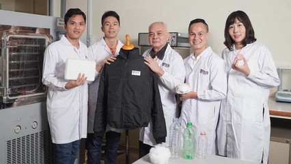 新加坡國(guó)立大學(xué)創(chuàng)新研發(fā) 世界首個(gè)塑料瓶制隔熱與隔音氣凝膠材料